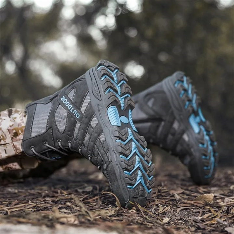 (imited Time Discount 49% off) Men's Lightweight Breathable Durable Anti-slip Hiking Boots Combat Army Boots Work Boots