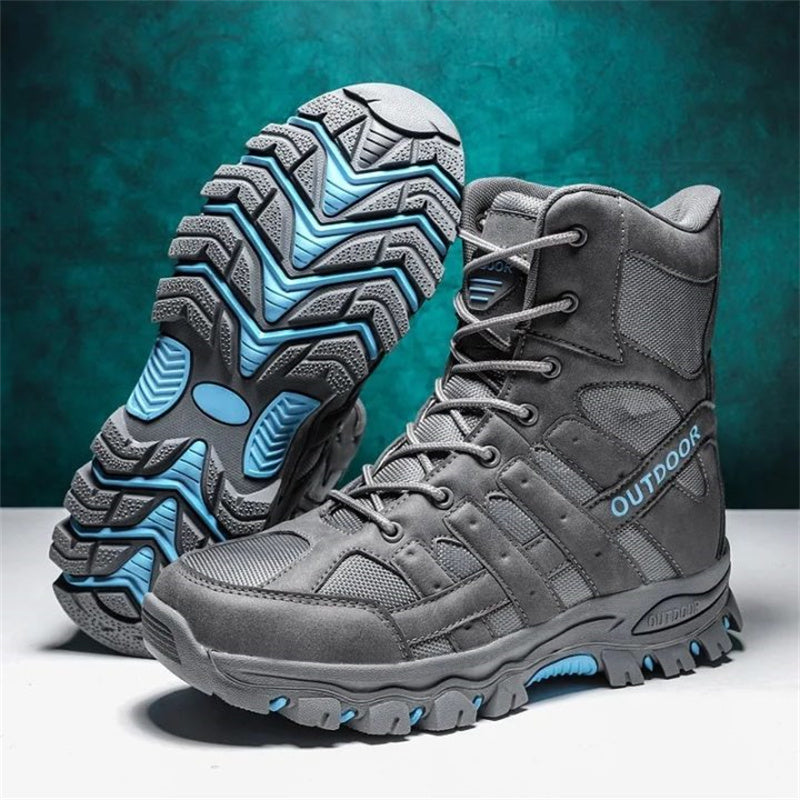 (imited Time Discount 49% off) Men's Lightweight  Breathable Durable Anti-slip Hiking Boots Combat Army Boots Work Boots