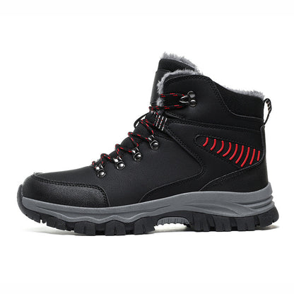 (Limited Time Event 49% OFF) Men Winter Waterproof and Cold Warm Snow Boots Orthopedic Arch Support Wide Toe Work Boots