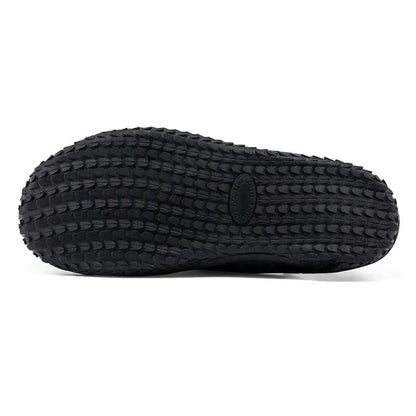 (Limited Time Sale 49%off)Men slippers home winter indoor warm plush shoes thick bottom waterproof leather house slippers cotton shoes