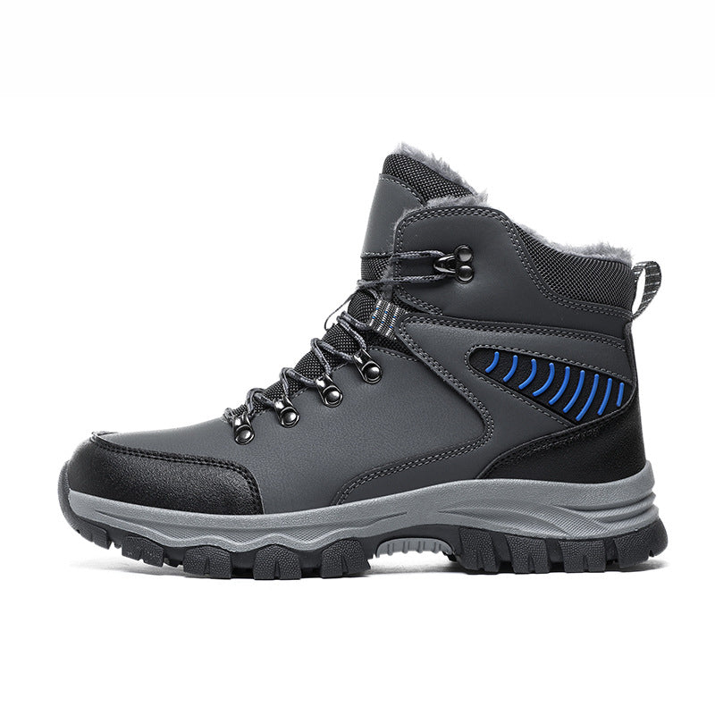 (Limited Time Event 49% OFF) Men Winter Waterproof and Cold Warm Snow Boots Orthopedic Arch Support Wide Toe Work Boots