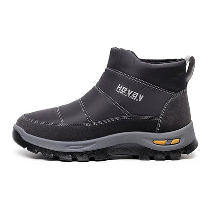 (Limited Time 49% Discount Event) Men's Orthopedic Arch Support Wide Toe Snow Boots Comfortable Waterproof Non-slip Warm Work Shoes